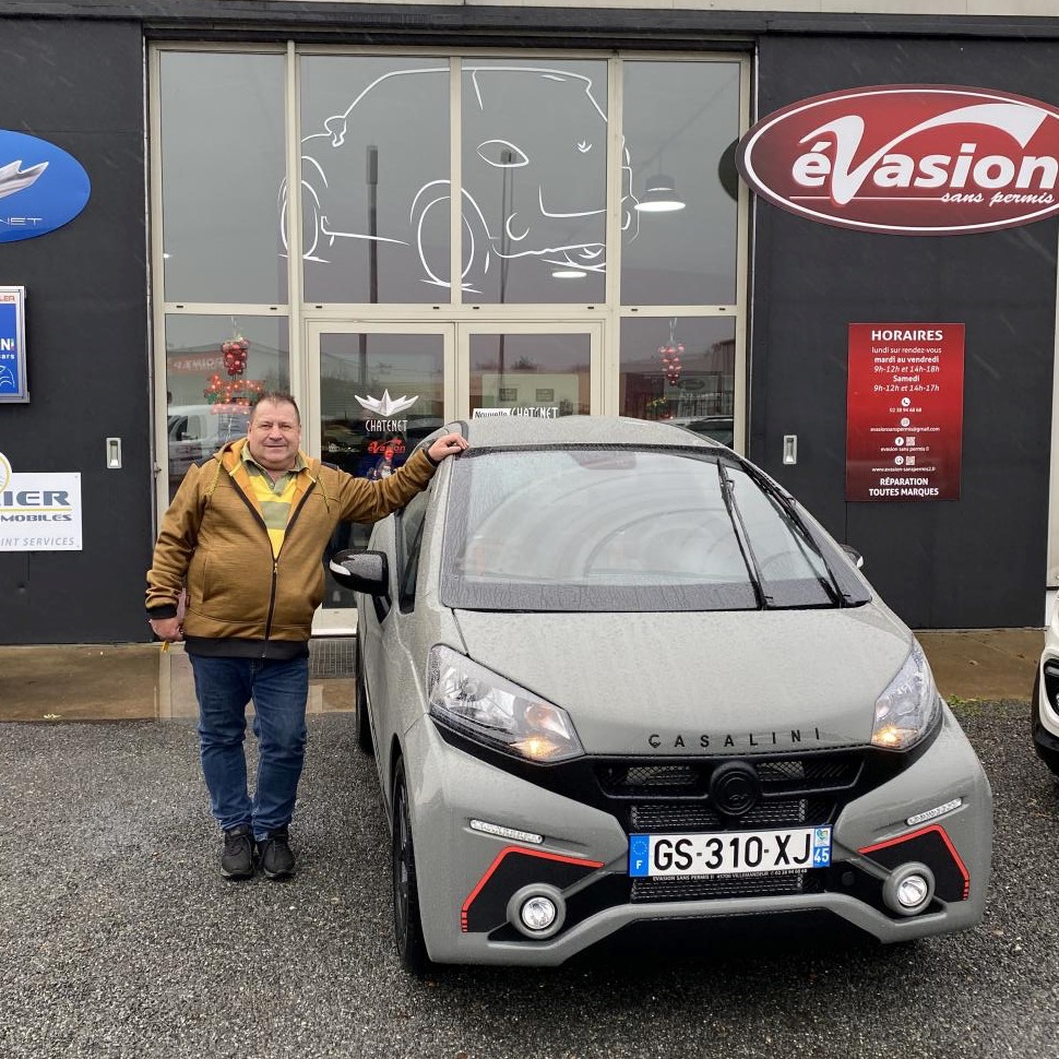 Casalini Trofeo 2.0 neuve garage Évasion sans permis entretien réparation voiture sans permis Villemandeur Loiret 45